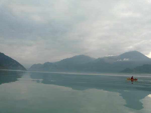 kayaking on the howesound