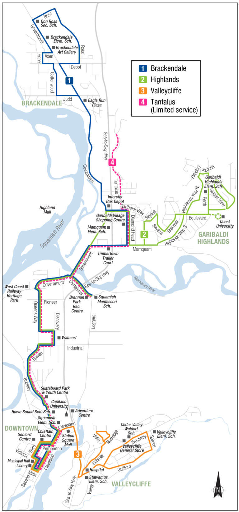 Squamish Transit & Bus Schedule Squamish Adventure